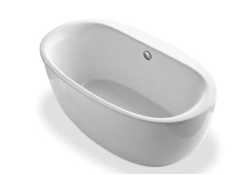 Kohler 24001-0 Sunstruck 60" Soaking Bathtub for Freestanding, Center