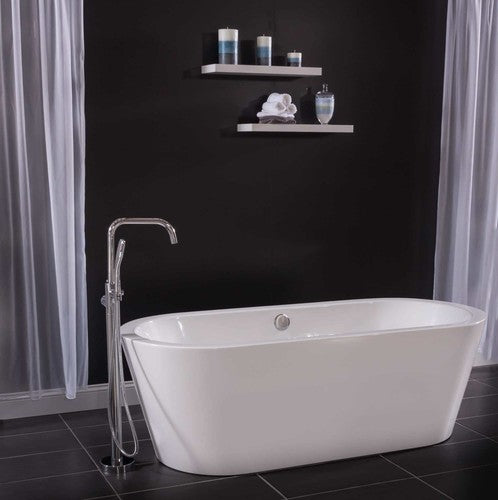 Miseno MTF194 Floor Mounted Tub Filler with Single Function Hand Shower