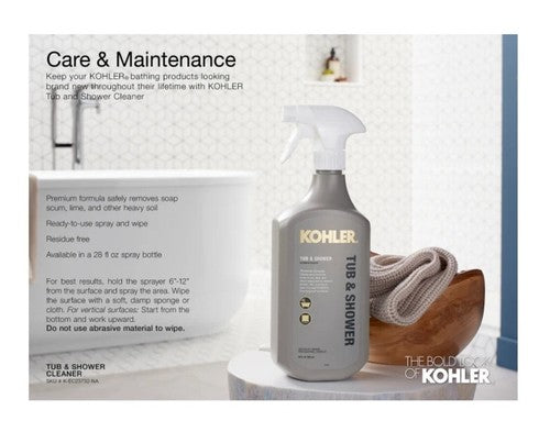Kohler K-1173-XHGH-0 Underscore Rectangle 66" Drop In Air/Whirlpool Tub With Rev