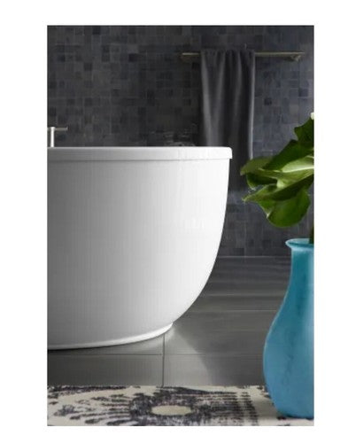 Kohler 24001-0 Sunstruck 60" Soaking Bathtub for Freestanding, Center