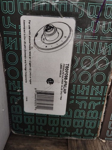 BRIZO T60P098-PNLHP Pressure Balance Valve Only Trimless Handle