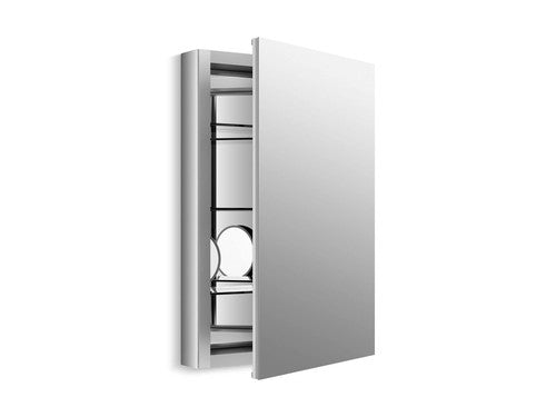 Verdera 20 in. W x 30 in. H Recessed Medicine Cabinet in Anodized Aluminum