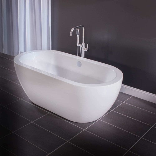 Miseno MTF194 Floor Mounted Tub Filler with Single Function Hand Shower