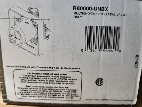 BRIZO R60000-UNBX Shower Rough-in Kit with Stops