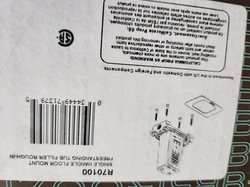 BRIZO R70100-WS Single-Handle Freestanding Tub Filler Rough