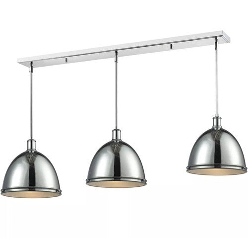 Z-Lite 711P13-3CH Mason Island Light Chrome