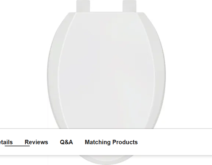 PROFLO PFTSHEC2000WH Elongated Closed-Front Toilet Seat with Quick Release