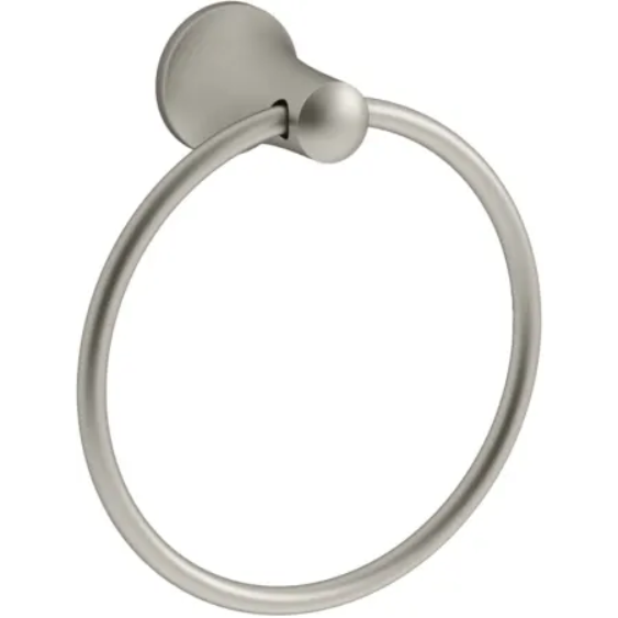 Kohler K-21955-BN Tempered 6-7/8" Wall Mounted Towel Ring
