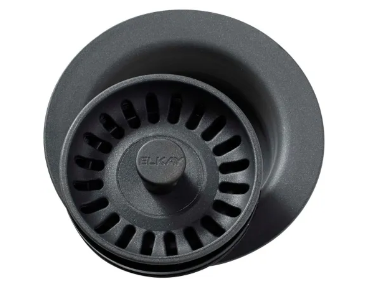 Elkay LKQD35CH Polymer 3-1-2" Disposer Flange with Removable Basket Stra