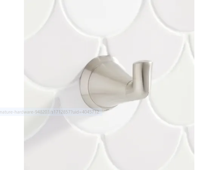 Signature Hardware SHPRRHZBN Provincetown Single Robe Hook