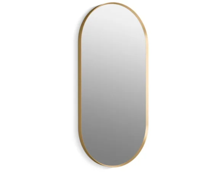 Kohler K-26051-BGL Essential 20-1-16" W x 40-1-16" H Modern Oval Framed