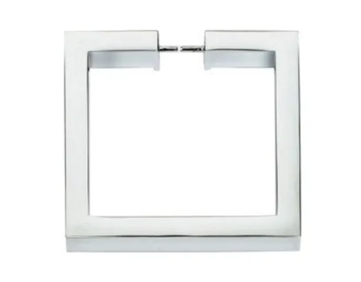 Alno A2671-3-PC Convertibles 3" Flat Square Solid Brass Cabinet Ring Pul