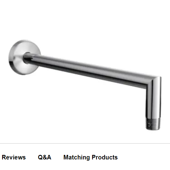 Moen S110 Arris 14" Wall Mounted Shower Arm with Flange