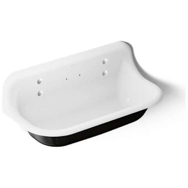 Kohler K-3200-0 Brockway 36 Trough-Style Wall Mounted Utility Sink with 4 !