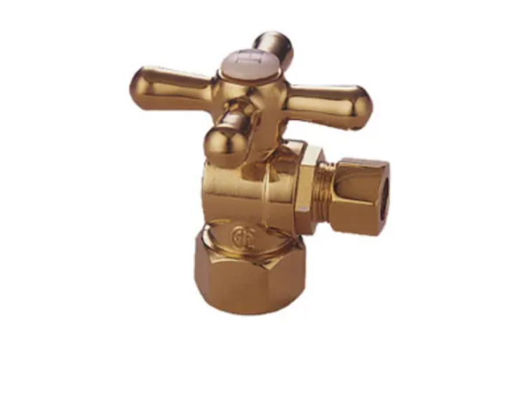 Kingston Brass CC43102X Vintage Quarter Turn Valves (1-2" FIP X 3-8" O.D. Co