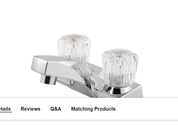 Pfister LG143-6002 Pfirst Series 1.2 GPM Centerset Bathroom Faucet with Drai