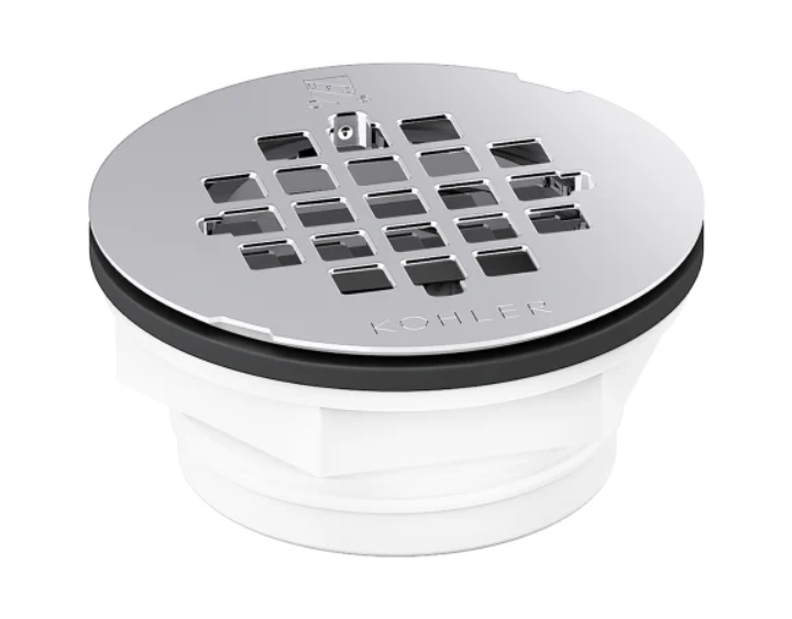 Kohler K-22676-S Round Grid Shower Drain