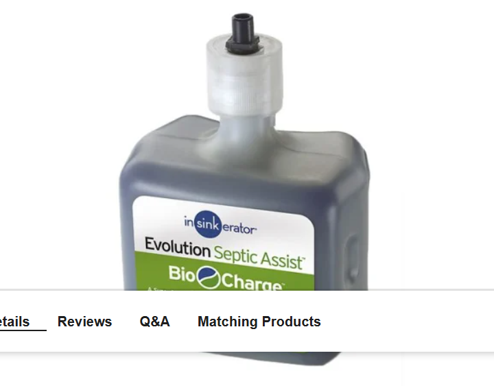 InSinkErator BIOCG Bio-Charge Evolution Septic Assist