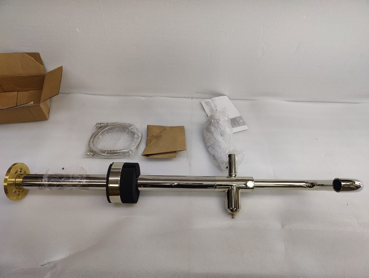Brizo T70135-PNLHP Litze Floor Mounted Tub Filler with Built-In Diverter