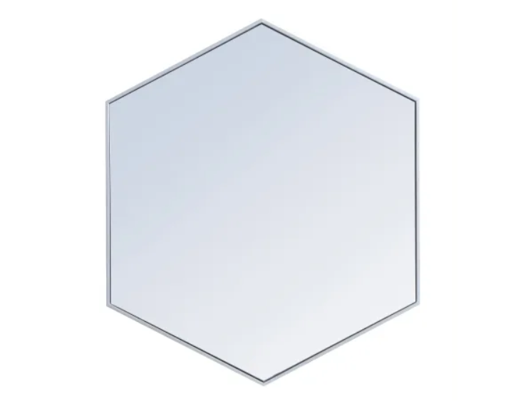 Elegant Lighting MR4541S Decker 41" W x 35" H Contemporary Geometric Fra