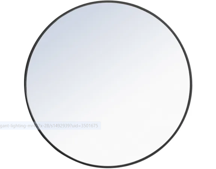 Elegant Lighting MR4041BK Eternity 36" Diameter Traditional Circular Fr
