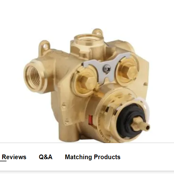 Kohler K-2972-KS-NA MasterShower 1/2 Inch Thermostatic Rough In Valve with 10