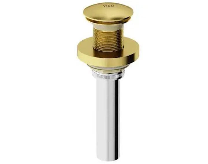 Vigo VG07000MG Noma 1-3-4" Vessel Bathroom Sink Pop-Up Drain Assembly