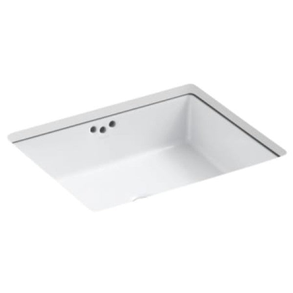 Kohler K-2330-0 Kathryn 19-3-4 Rectangular Vitreous China Undermount Bathroo