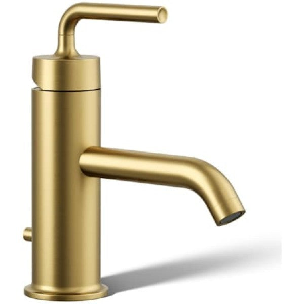 Kohler K-14402-4A-2MB Purist 1.2 GPM Single Hole Bathroom Faucet with Pop- !