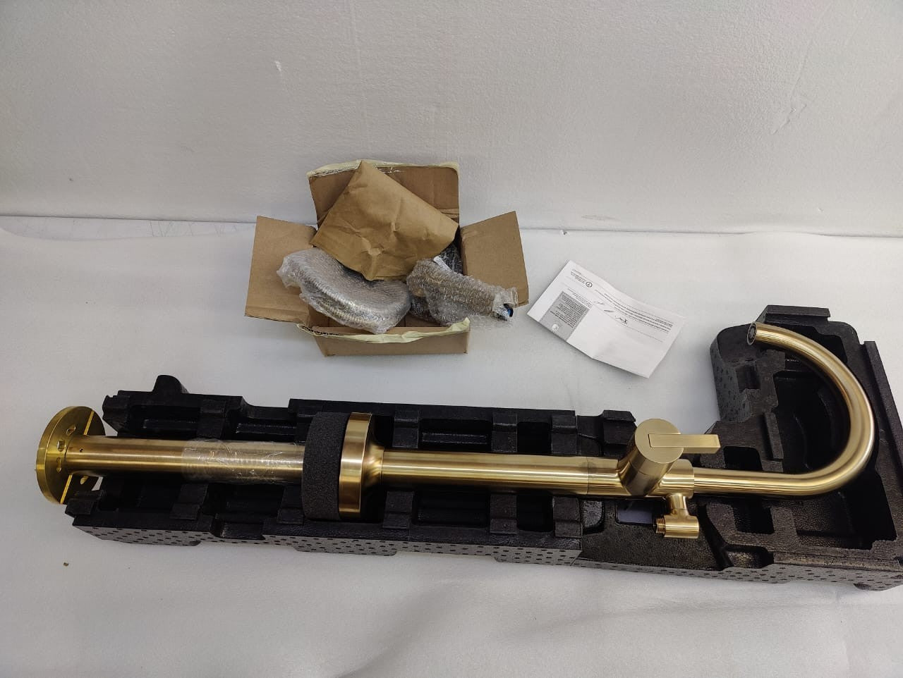 Brizo T70175-GL Odin Floor Mounted Tub Filler with Integrated Diverter