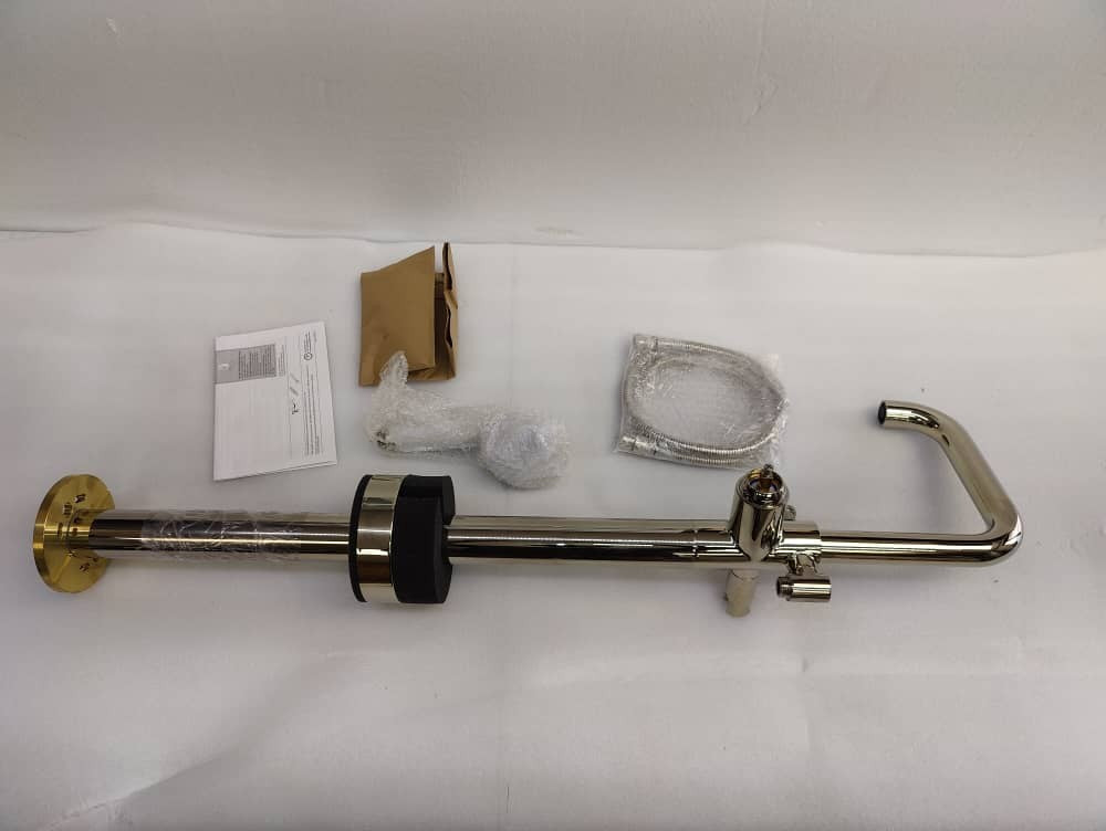 Brizo T70135-PNLHP Litze Floor Mounted Tub Filler with Built-In Diverter