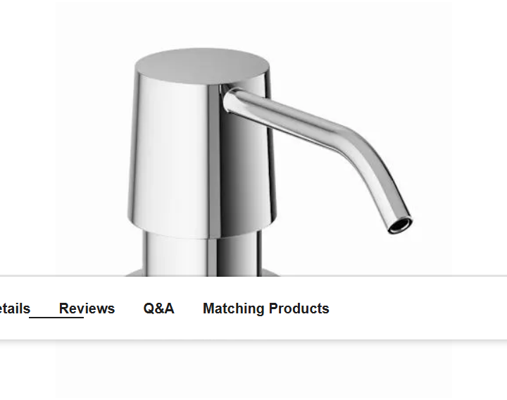 Vigo VGSD002CH Noma Deck Mounted Soap Dispenser with 10 oz Capacity