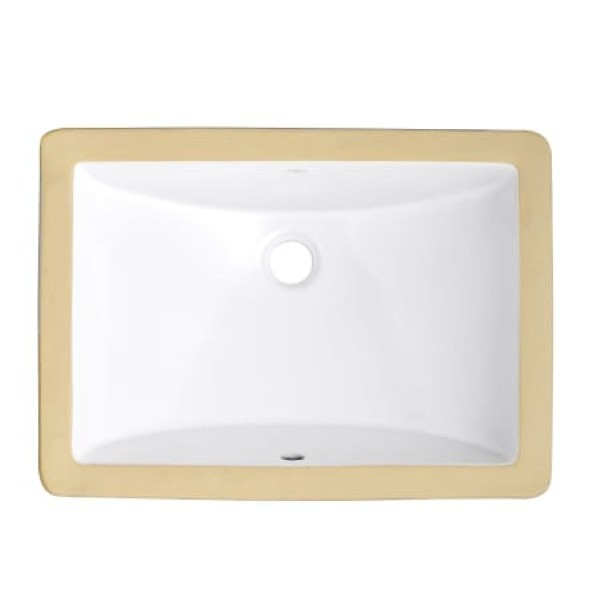 DXV D00614000.415 Webster 19-3-4 Rectangular Vitreous China Undermount Bathr