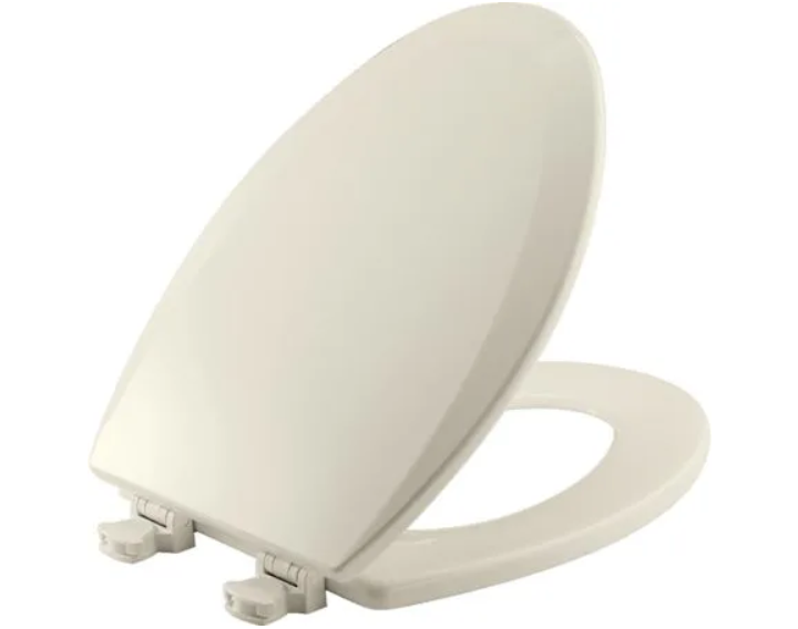 Bemis 1500EC 346 Elongated Closed-Front Toilet Seat with Easy Clean Hinge