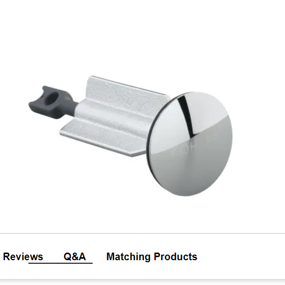 Kohler K-GP1037022-CP POP-UP STOPPER WITH METAL STEM