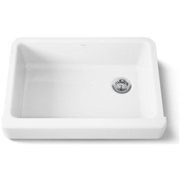 Kohler K-5826-0 Whitehaven 32-1-2 Self-Trimming Farmhouse Single Basin Ena
