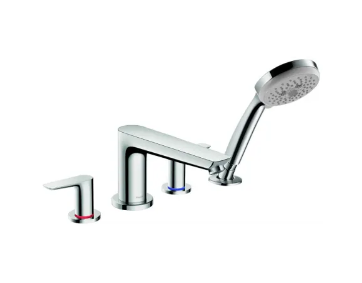 Hansgrohe 71744001 Talis E Deck Mounted Roman Tub with Built-In Diverter and