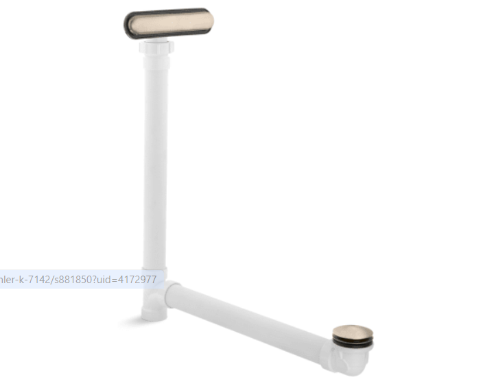 Kohler K-7272-BV Clearflo 1-1-2" Tub Drain Kit - with Overflow