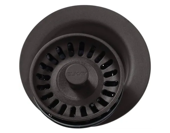Elkay LKQD35MC Polymer 3-1-2" Disposer Flange with Removable Basket Stra