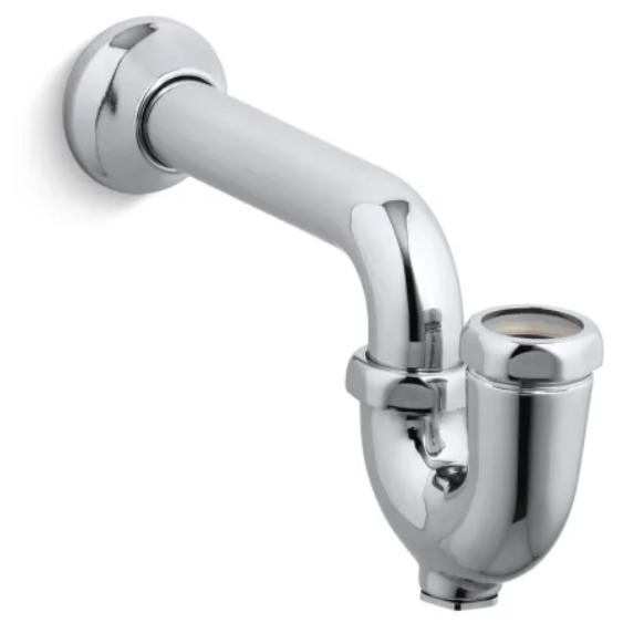 Kohler K-9000-CP Adjustable P-Trap with tubing outlet for 1.5" Inlet and 1.5"