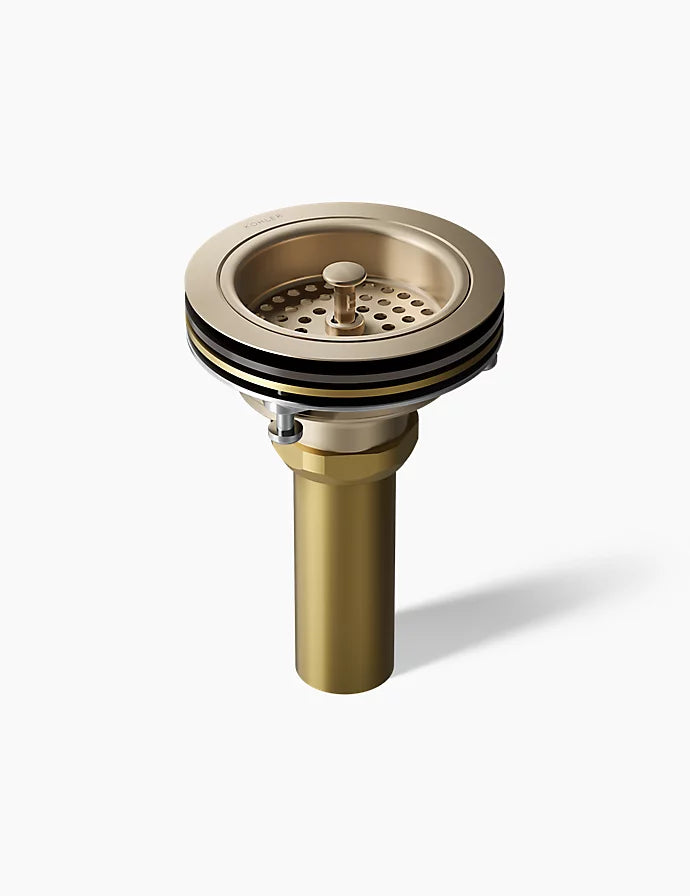 Kohler K-8801-BV Duostrainer Basket Strainer with Sink Drain and Tailpi