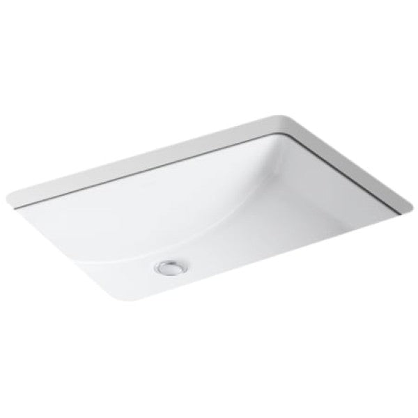 Kohler K-2215-0 Ladena 22-7-8 Undermount Bathroom Sink with Overflow