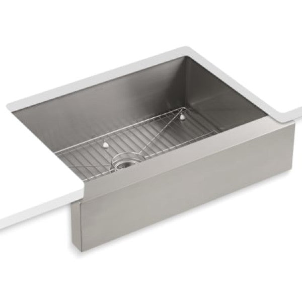 Kohler K-3936-NA Vault 30" Single Basin Under-Mount 18-Gauge Stainless Steel Kitchen Sink with Self Trimming