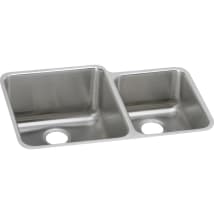 Elkay ELUH3121R Gourmet Stainless Steel 30-3-4" x 21'' Undermount Double Basin K