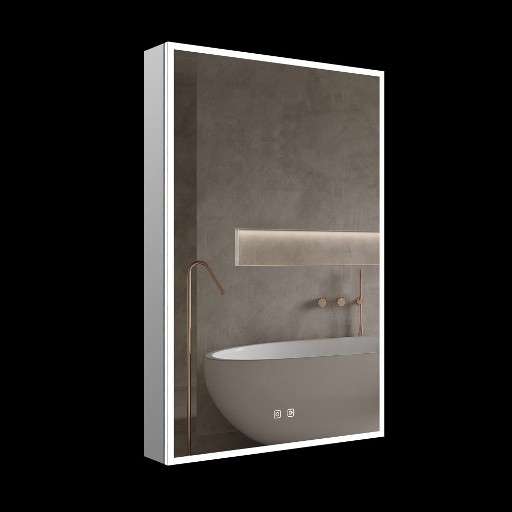 ICO Bath IJ1124 Jackson 24" x 36" Lighted Frameless Single Door Medicine Cabinet
