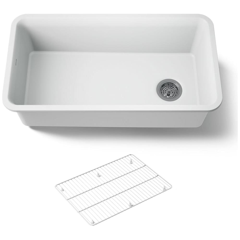 Kohler K-8206-CM6 Cairn 33-1-2" Undermount Single Bowl Neoroc Quartz Composite K