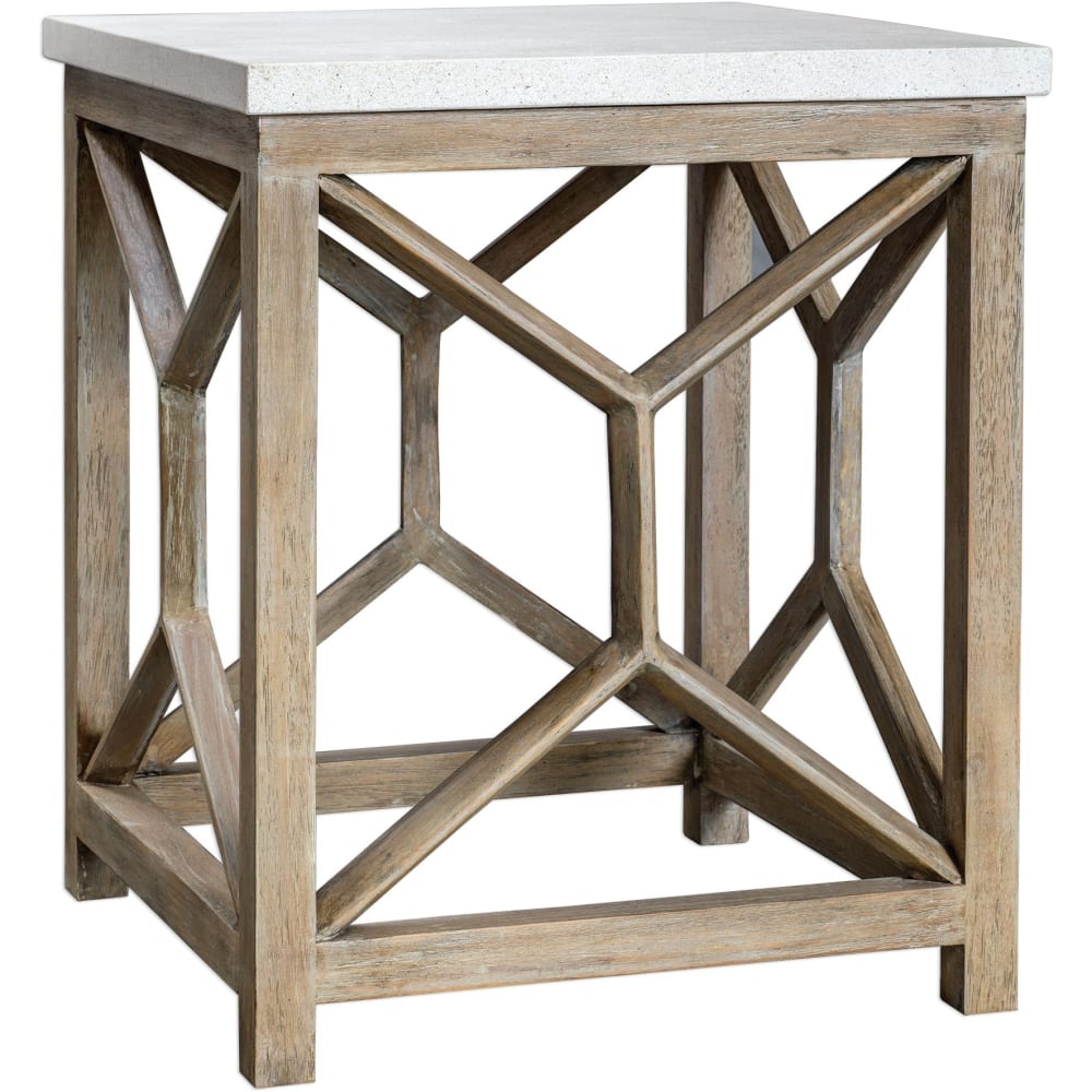 Uttermost 25886 Catali 22" Long Java Wood End Table