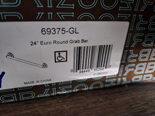 BRIZO 69375-GL 24" EURO ROUND GRAB BAR