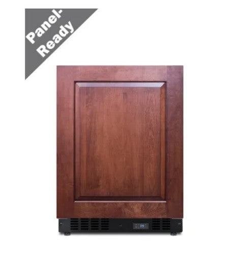 Summit SCR610BLSDIF 24" Panel Ready Undercounter Refrigerator