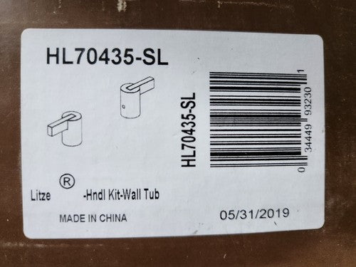 BRIZO HL70435-SL Two-Handle Wall Mount Tub Filler Extended Lever Handle Kit
